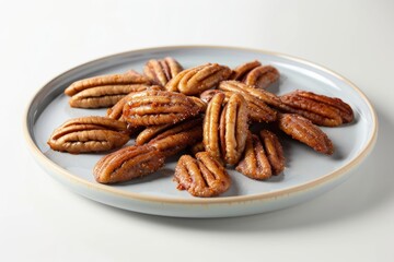 Obraz premium Cajun Pecans: A Satisfyingly Spicy Snack