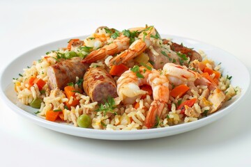 Tasty Cajun Jambalaya with Creole Seasoning, Chicken, and Rice
