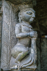 Stone carving in temples shows Indias cultural heritage with sacred art