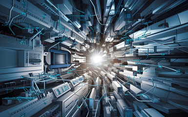 Digital map and concept of global network and connectivity, data transfer and cyber technology, business exchange, information and telecommunication 4k photo download (143)