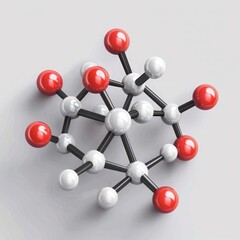 Asparagine, L-asparagine, Asn molecule. Asparagine (L-asparagine, Asn, N) amino acid molecule. Molecular model. 3D rendering