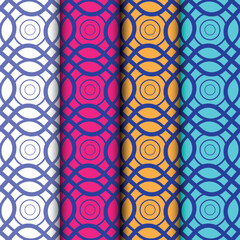 Classic geometric background pattern with decoration ornament illustration
