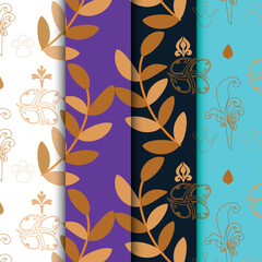 Geometric background pattern with decoration  illustration.