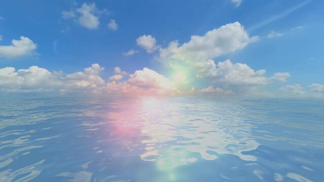 ocean norze, woda horyzont 