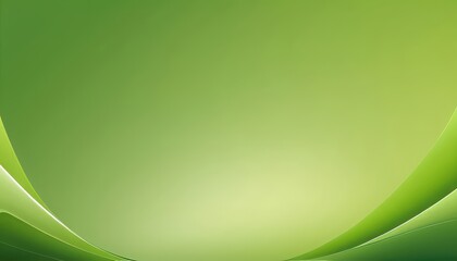 Pure light green gradient with smooth lines, background design, Earth Day, Flat lay, copy space