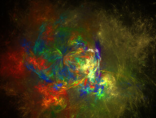 Imaginatory fractal abstract background Image