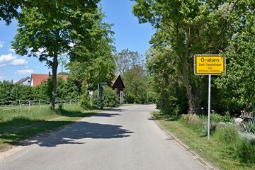 Treuchtlingen - Graben - Ortsschild