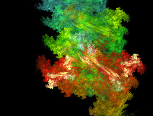 Imaginatory fractal abstract background Image