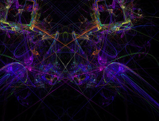 Imaginatory fractal abstract background Image