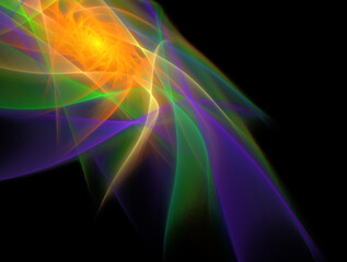 Imaginatory fractal abstract background Image