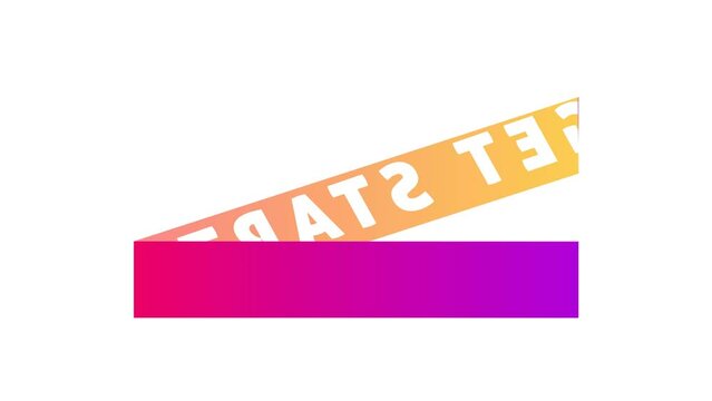 Animated Get started today Sign Up Now Typography on colorful  Screen Background 