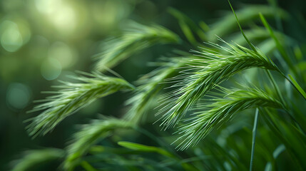 A close-up of nature pampas plants