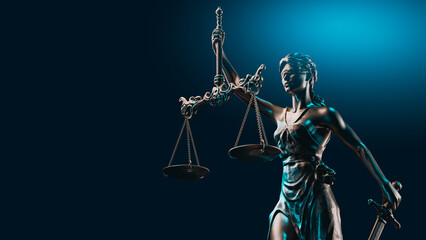 Legal Concept: Themis is Goddess of Justice and law