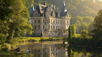 Photo of Chateau de flows in the Loire Valley, France
