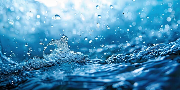 blue chlorinated water design 