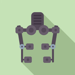Icon concept showing the equipment used by optometrists when checking someone's vision