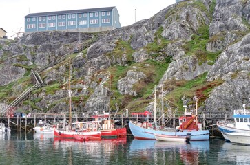 port de pêche de Nuuk au Groenland © Lotharingia