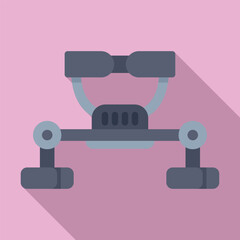 Abdominal crunch machine for exercising abdominal muscles