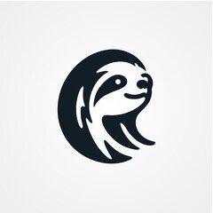 sloth icon design logo template © rifai_art