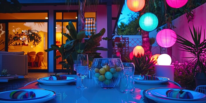 retro miami synthwave vibes