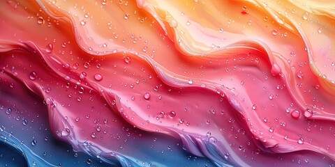 colorful rainbow of polychromatic colors