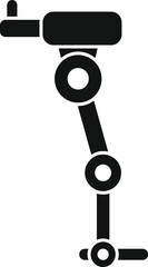 Robotic arm moving on an assembly line, representing automation in manufacturing