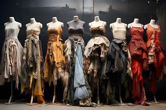 Textile fabric recycle clothing fashion environment, sustainability, handmade clothing