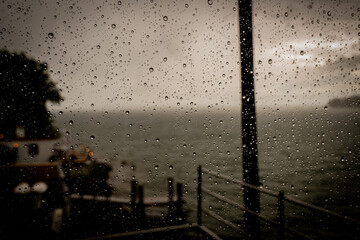raindrops on th window