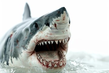 Naklejka premium Big shark