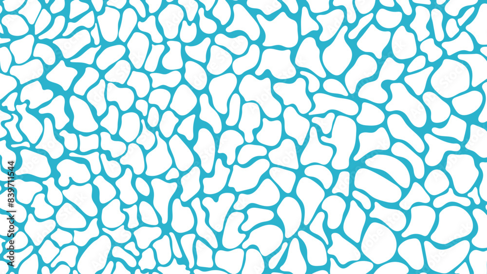 Poster Nature abstract pattern. Nature background with spots and cells