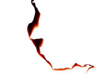 burning paper, glowing edge of paper