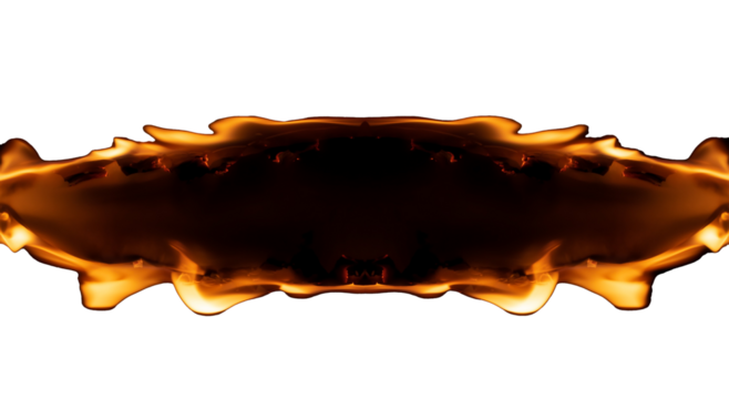 burning paper, glowing edge of paper