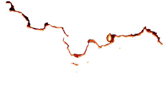 burning paper, glowing edge of paper