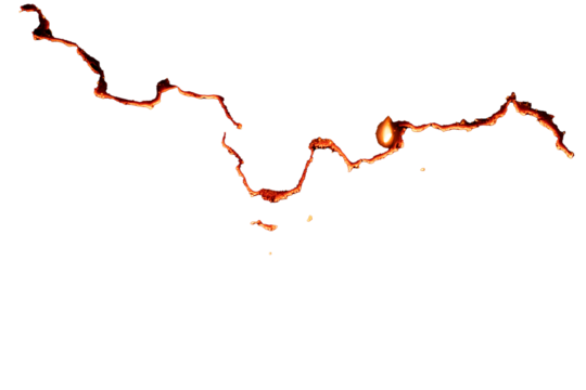 burning paper, glowing edge of paper