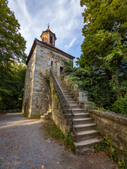 Fototapeta premium Old castle Schaumburg in Germany..