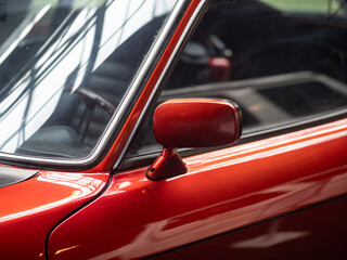 Retro and vintage old-timer car .