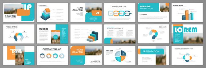 Presentation flyer set