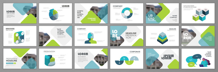 Corporate slideshow templates
