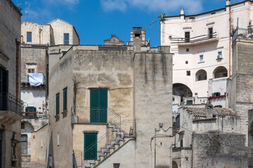 Obraz premium The Old town of Matera, Basilicata Region, Italy
