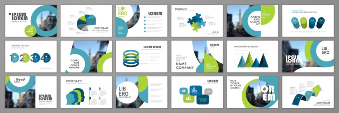 Business presentation slides templates