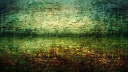 Obraz premium Artistic grunge on solid spring green background, generated with AI