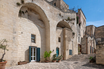 Obraz premium The Old town of Matera, Basilicata Region, Italy