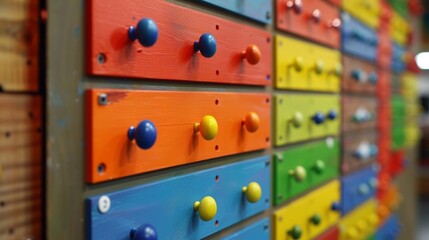A colorful bulletin board at the Memory Cafe displaying upcoming events and encouraging social engagement