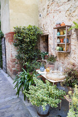 Monteriggioni, Tuscany, Italy.