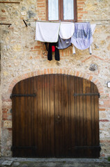 Monteriggioni, Tuscany, Italy.