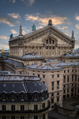 Some buildings in Paris.