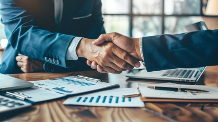 A Business Deal Sealed With a Handshake and a Promise of Success