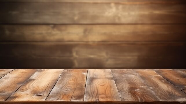 wooden floor and wall