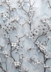 snow covered branches