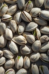 pistachios under natural light